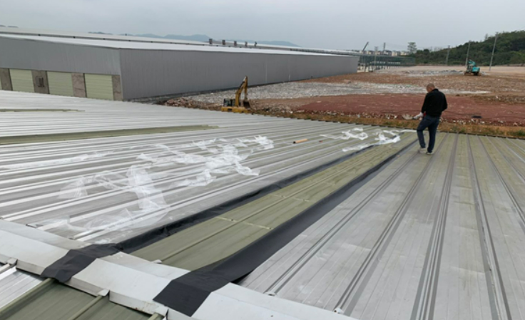 廉江厂房屋面防水维修案例